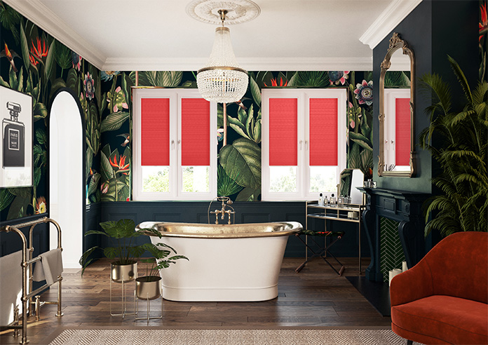 Obscura, Scarlet - Stick Fit Honeycomb Blind - Image 8